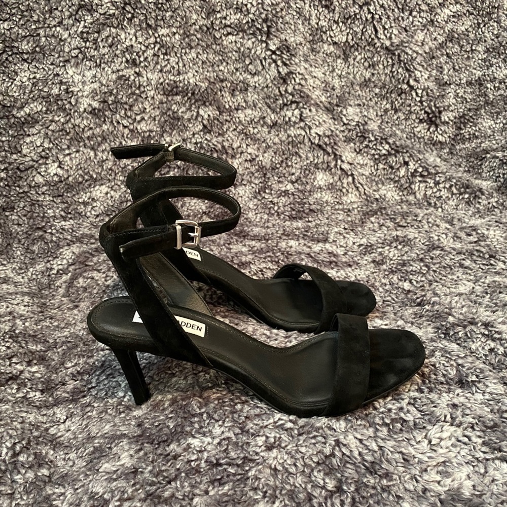 Steve Madden Faith leather stiletto heels open toe